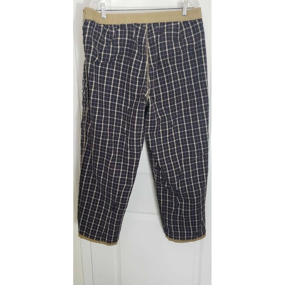 L L Bean Mens Straight Pants Brown Zip Fly Comfort Waist Pockets Lined Cotton 38 - Picture 9 of 9